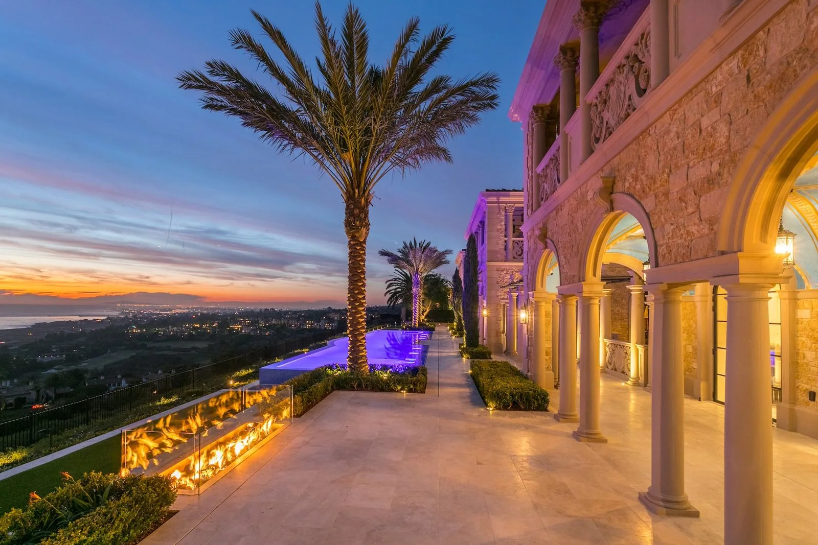 Custom pool and landscape project by Richard Lusk Landscape and Design